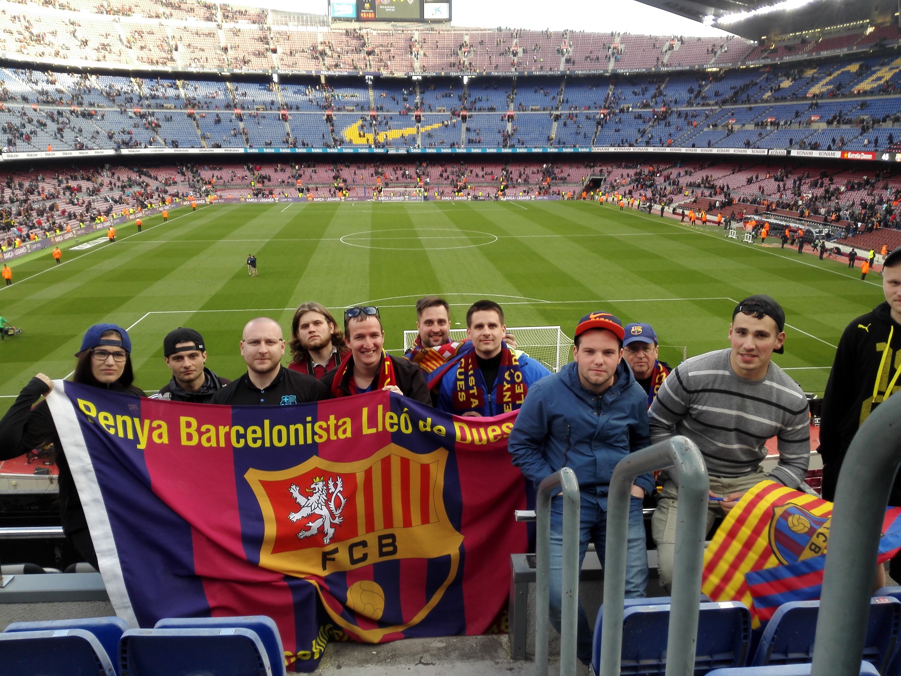 FANKLUB NA CAMP NOU PŘI VÝHŘE NAD ATHLETICEM