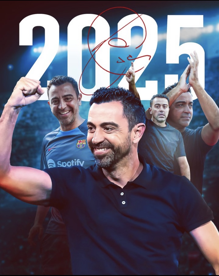 OFICIÁLNĚ: Xavi prodloužil smlouvu do roku 2025
